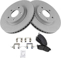 Front Brake Pad & Rotor Kit for 2007-2012 Nissan Sentra - Ceramic TRQ