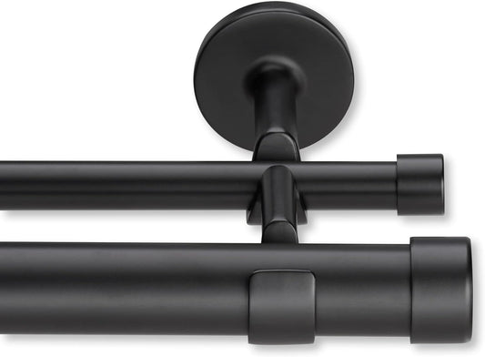 Premium 9 Foot Custom Double Curtain Rod by Cambria Designer Series