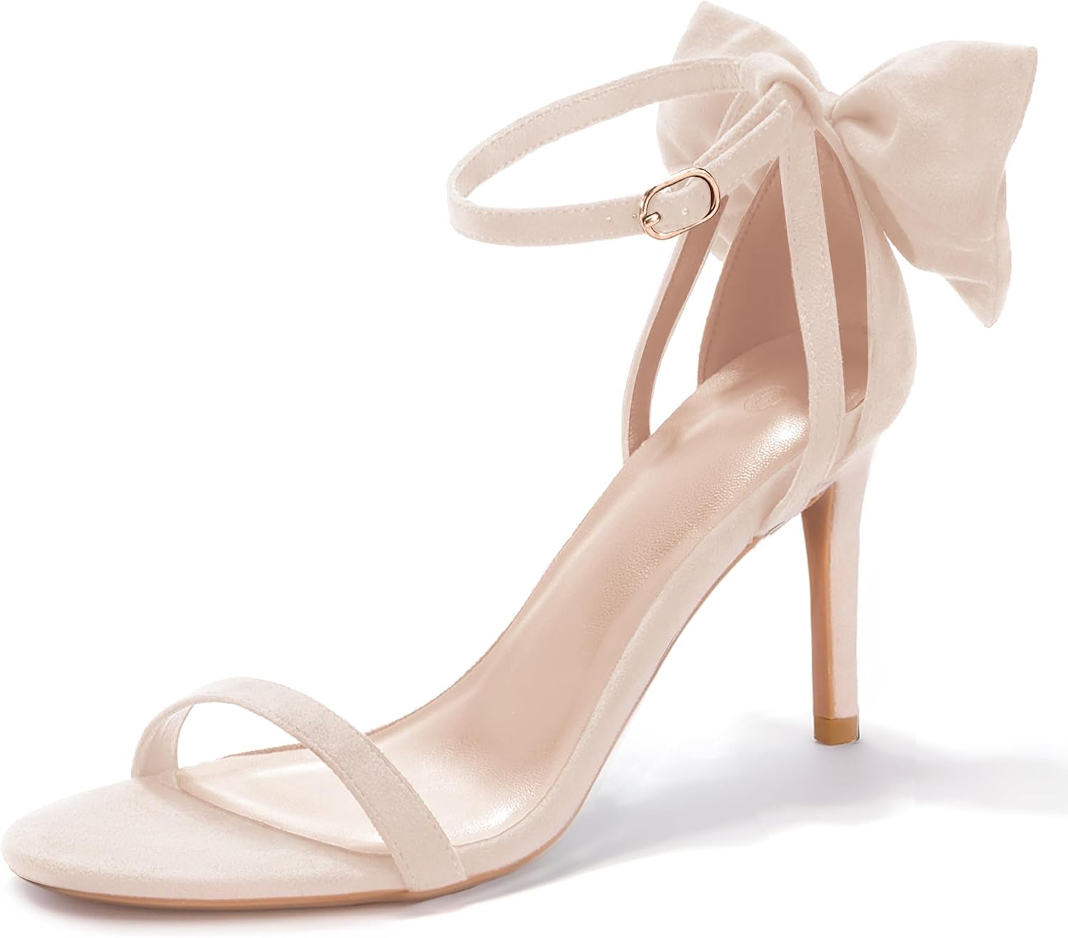 Coutgo Womens Ankle Strap High Heels Open Toe Stiletto Sandals