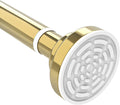 TEECK Shower Curtain Rod 40-73 in Adjustable Tension Rod - No Drilling