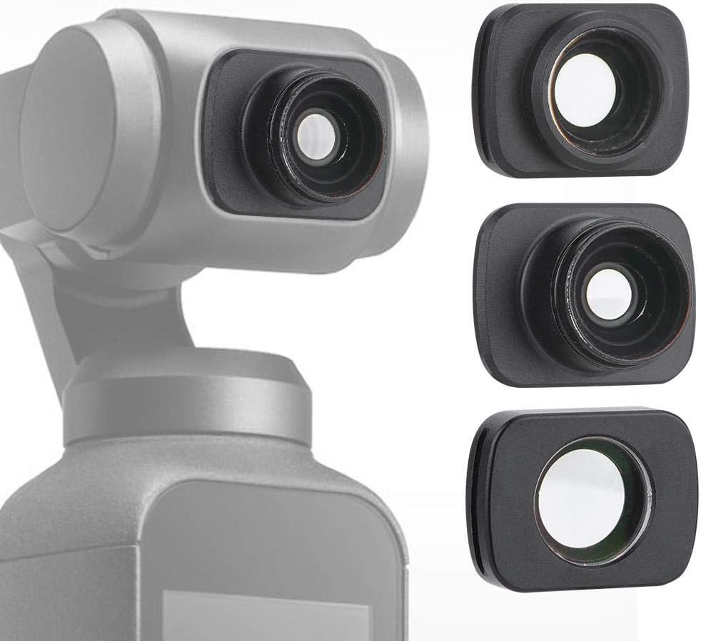 3Pcs Filter Set for OSMO Camera - Macro, Wide Angle, Fisheye