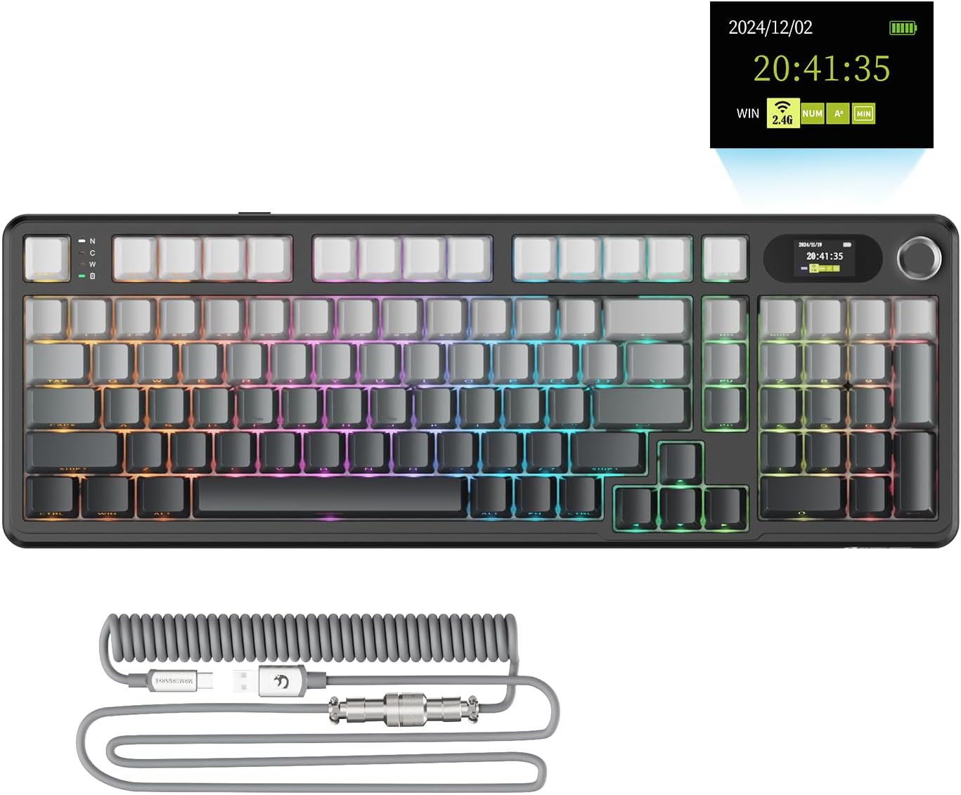 ATTACK SHARK X98PRO Wireless Mechanical Keyboard with TFT Screen