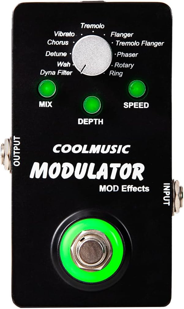 COOLMUSIC A-ME01 Modulator Multi Effects Pedal for Musicians