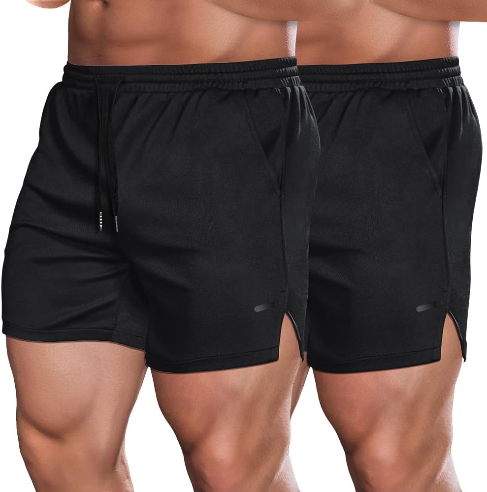 COOFANDY Men's 5 Inch Gym Workout Shorts for Active Lifestyle