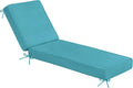 Sundale Outdoor Olefin Chaise Lounge Cushion - Water-Resistant Teal