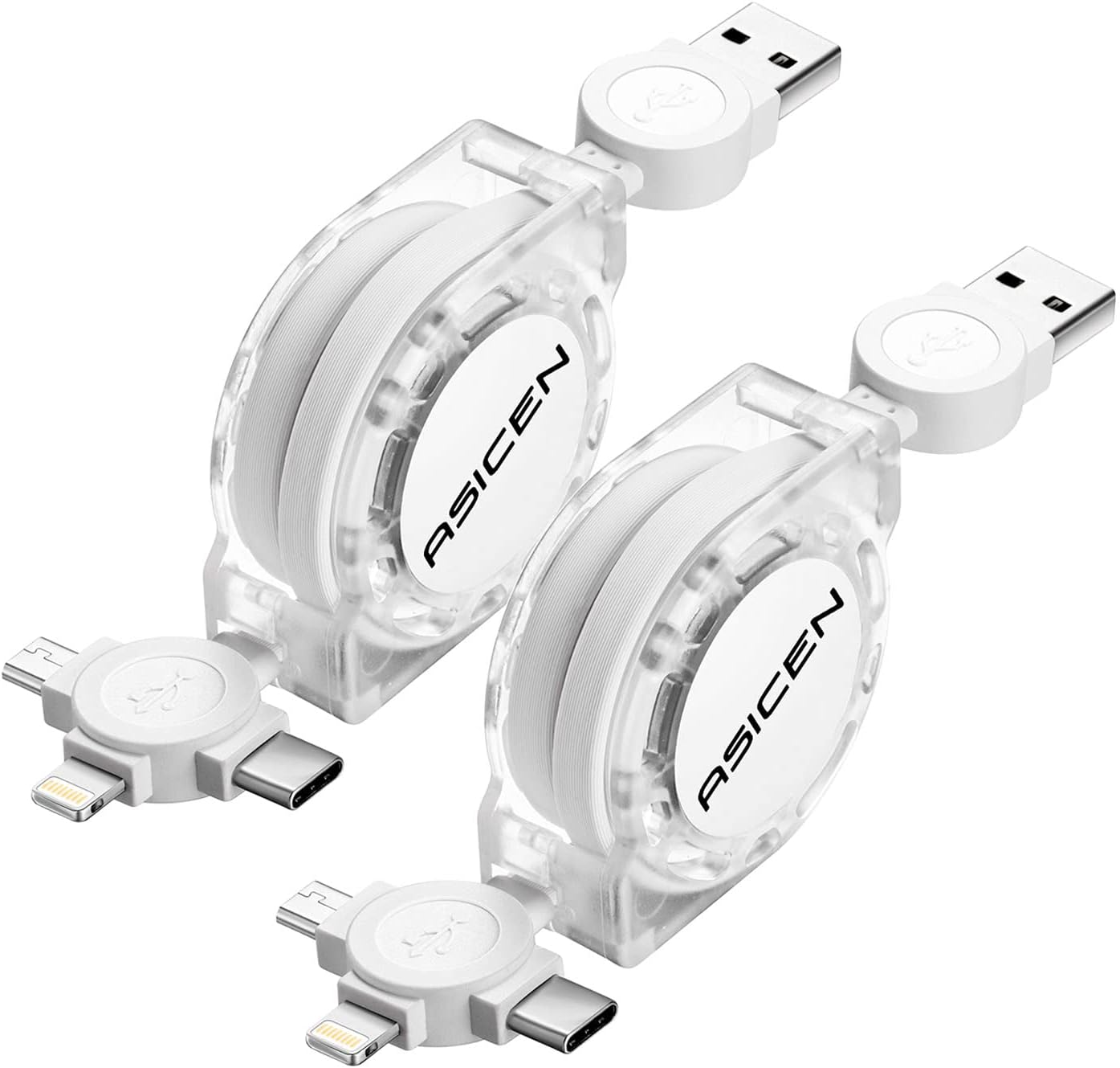 Universal 3-in-1 Retractable Charging Cable - Fast, Convenient Charging!