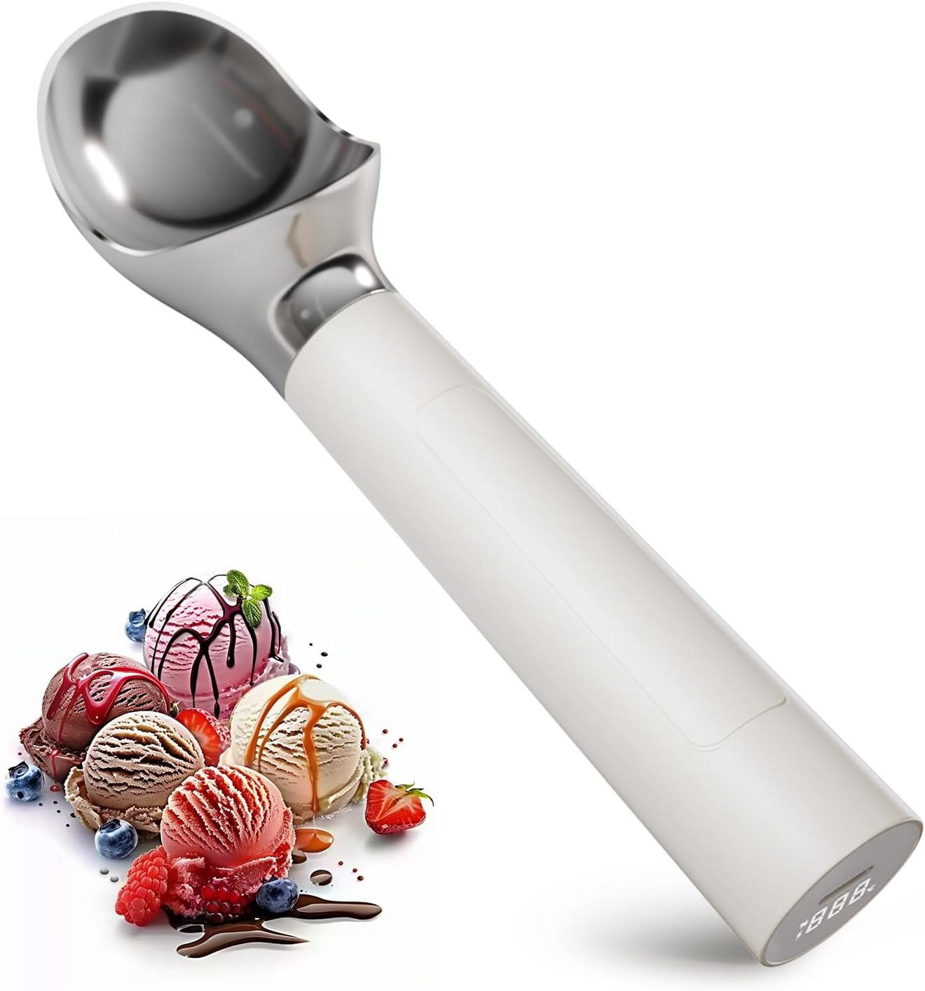 Self-Warming Ice Cream Scoop by SWEYOUTH