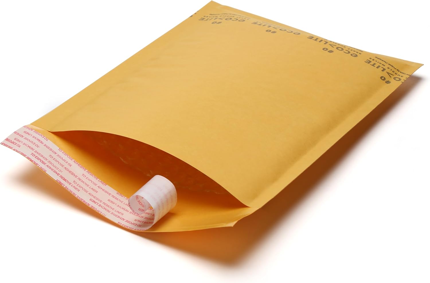 Kraft Bubble Mailer #0, 6.5in x 9in, Pack of 250 for Shipping