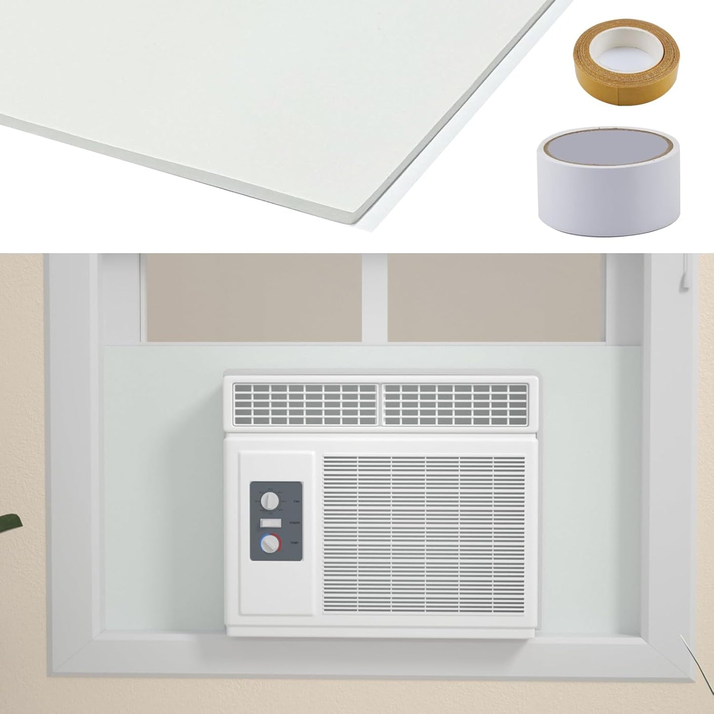 Draft-Free Windows with Insulated Panel Kit