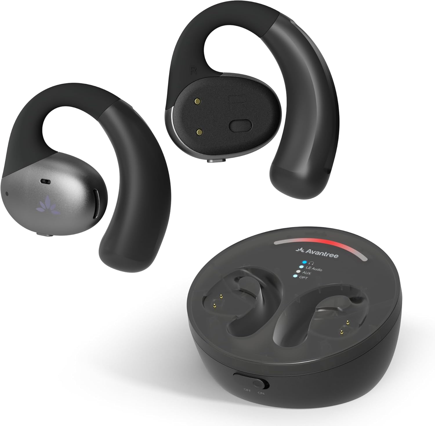 Avantree Medley Pebble - Wireless TV Earbuds for Clear Voice!