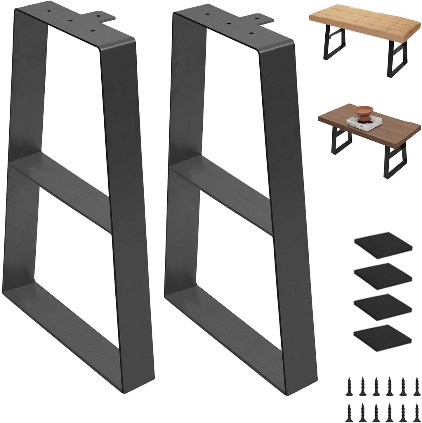 22 Inch Tall Metal Table Legs for Stylish DIY Furniture Projects