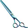 Fenice Peak 7.5ft Green Chunker Dog Grooming Scissors - Comfortable