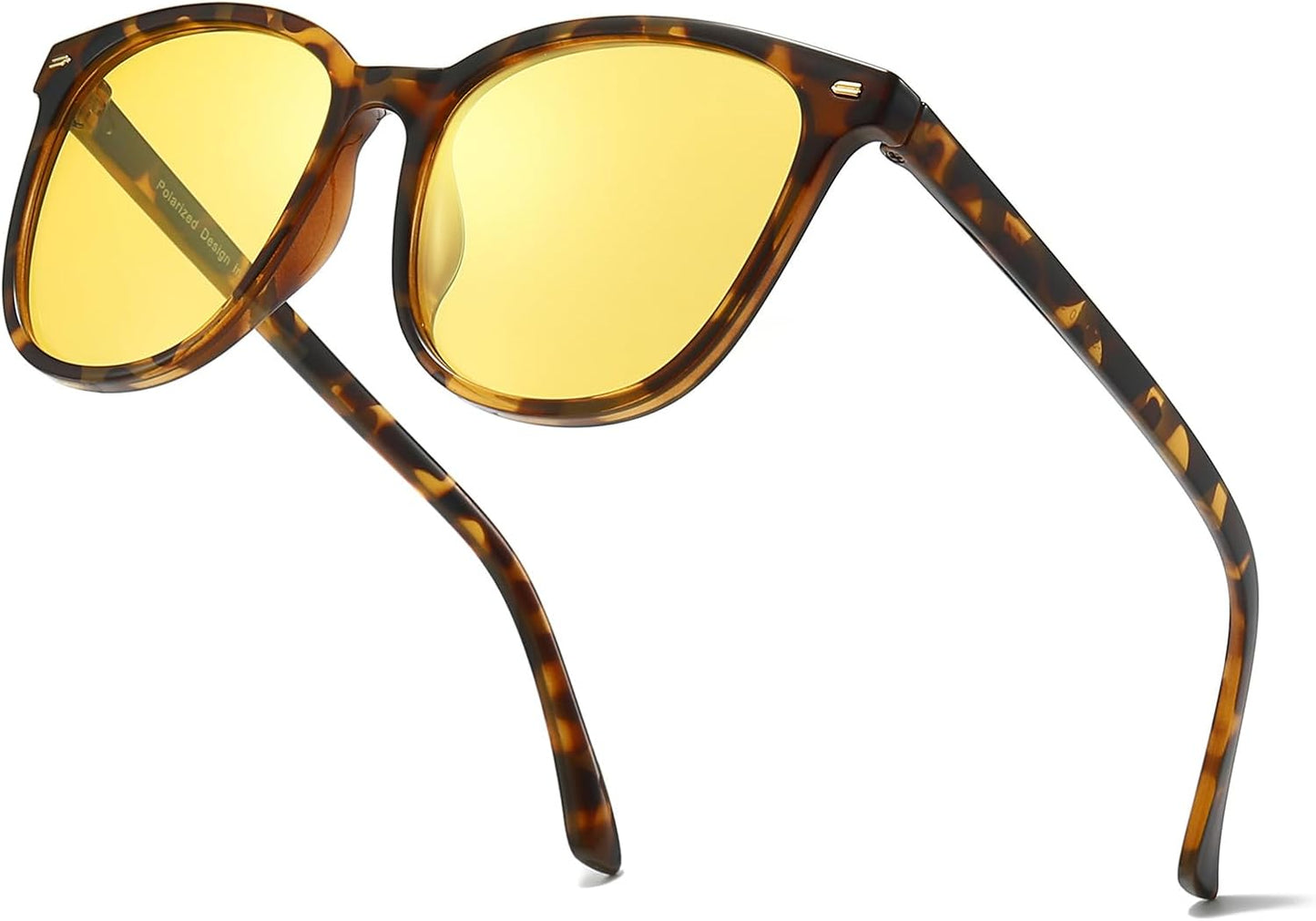 Polarized Night Vision Glasses for Women - Anti Glare Driving