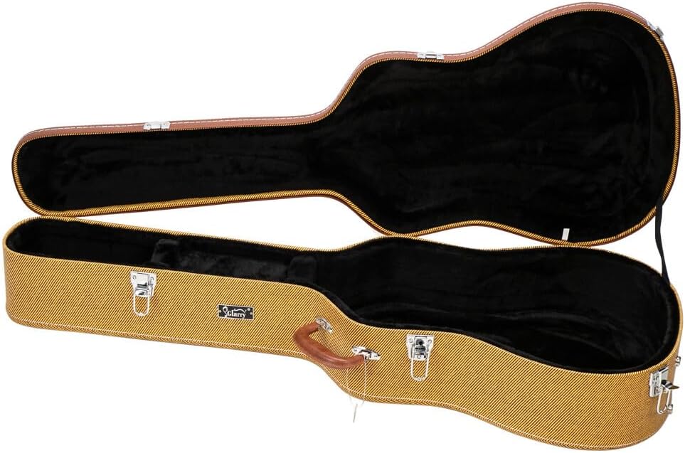 AW Folk Acoustic Guitar Hard Shell Case for 41 Inch Guitars