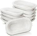 Rustic Wooden Dough Bowls Set of 10 for Home Crafts and Decor
