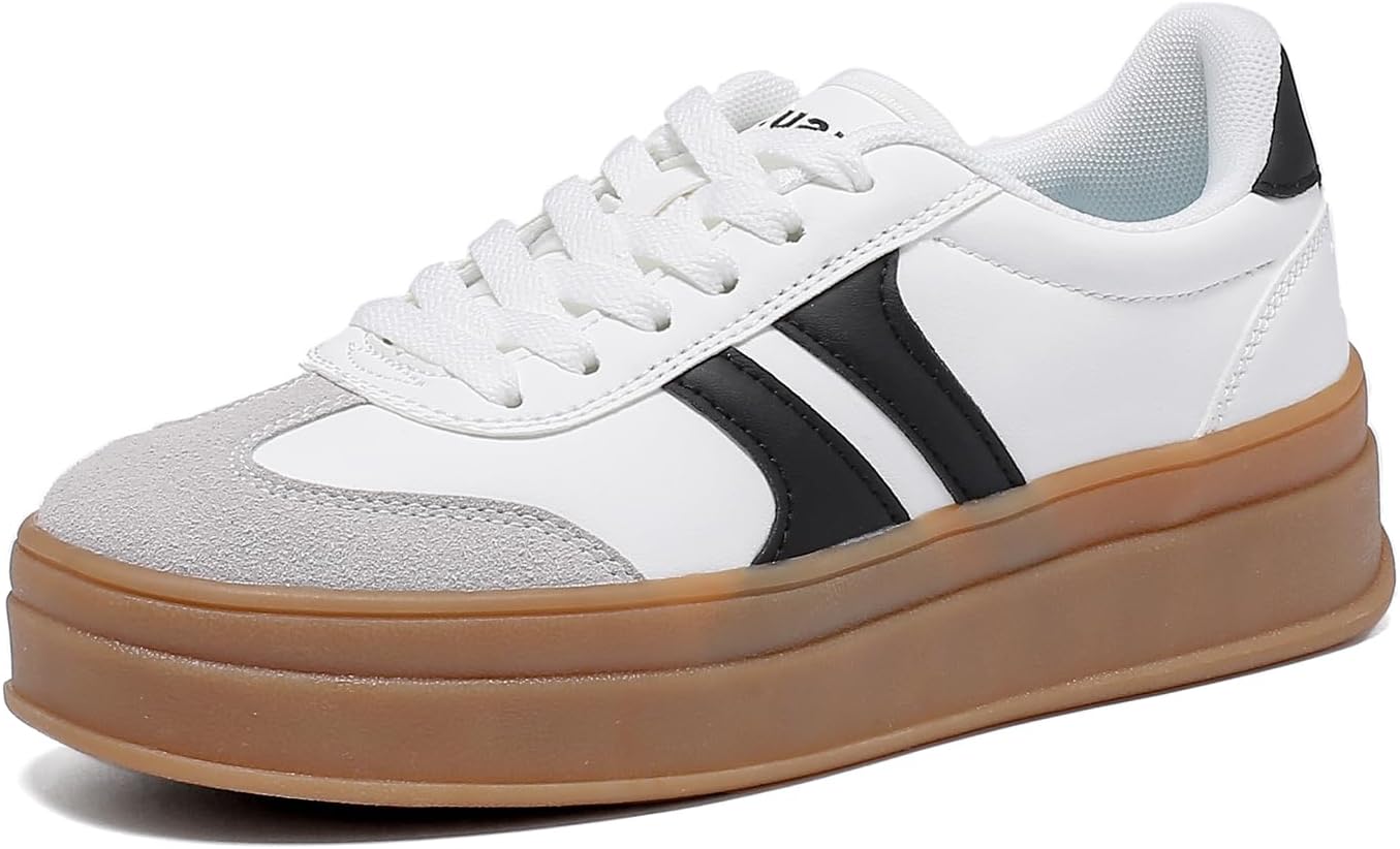 Women's Gum Sole Fashion Sneakers for Comfort and Style