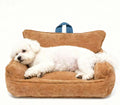 Orthopedic Dog Bed with Memory Foam & Bolster - Supportive Pet Sofa