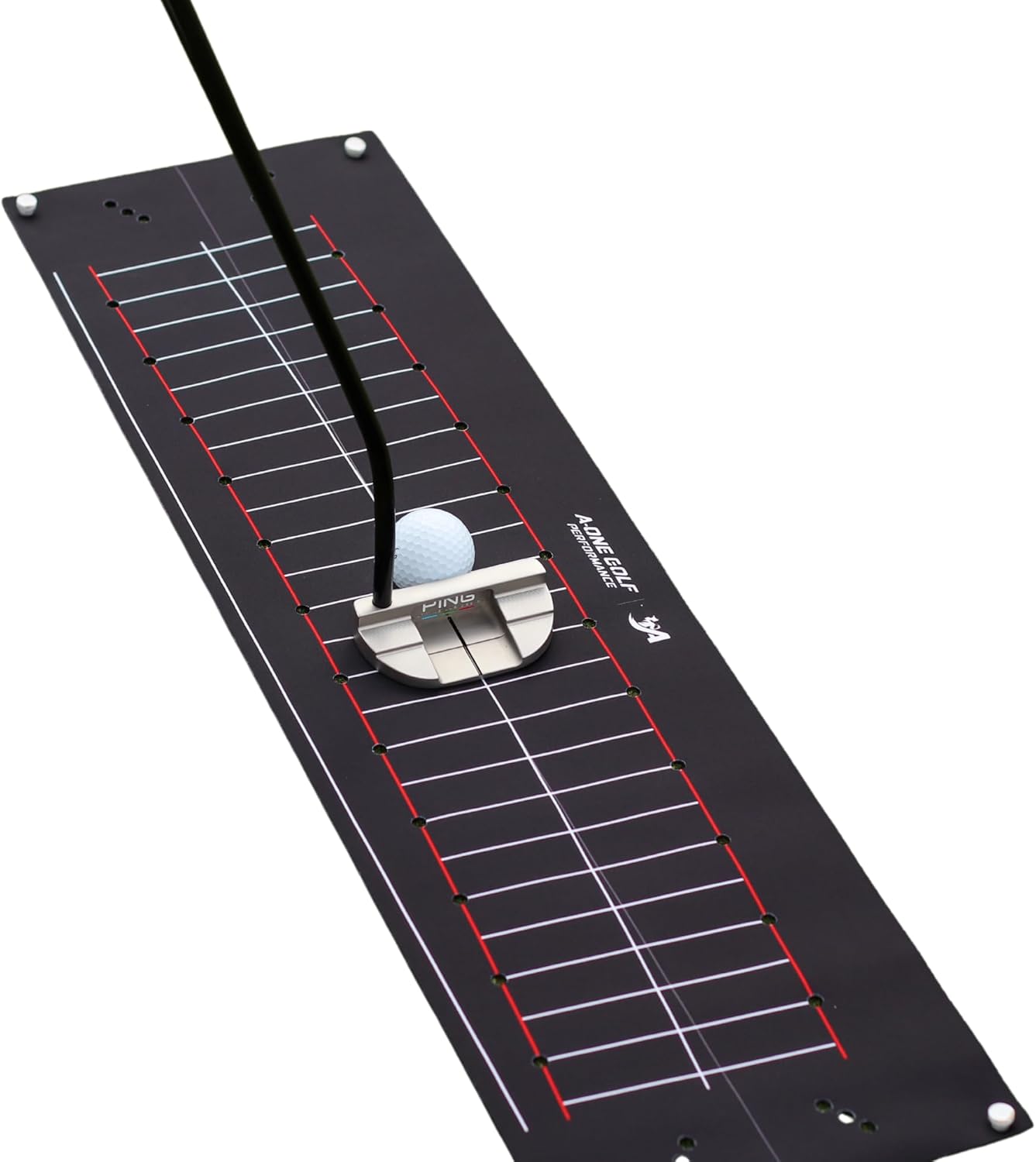 Perfect Putting Mat Set, Golf Alignment Aid - APEX