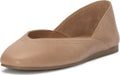 Lucky Brand Women's Alba Ballet Square Toe Flats - Sleek Leather
