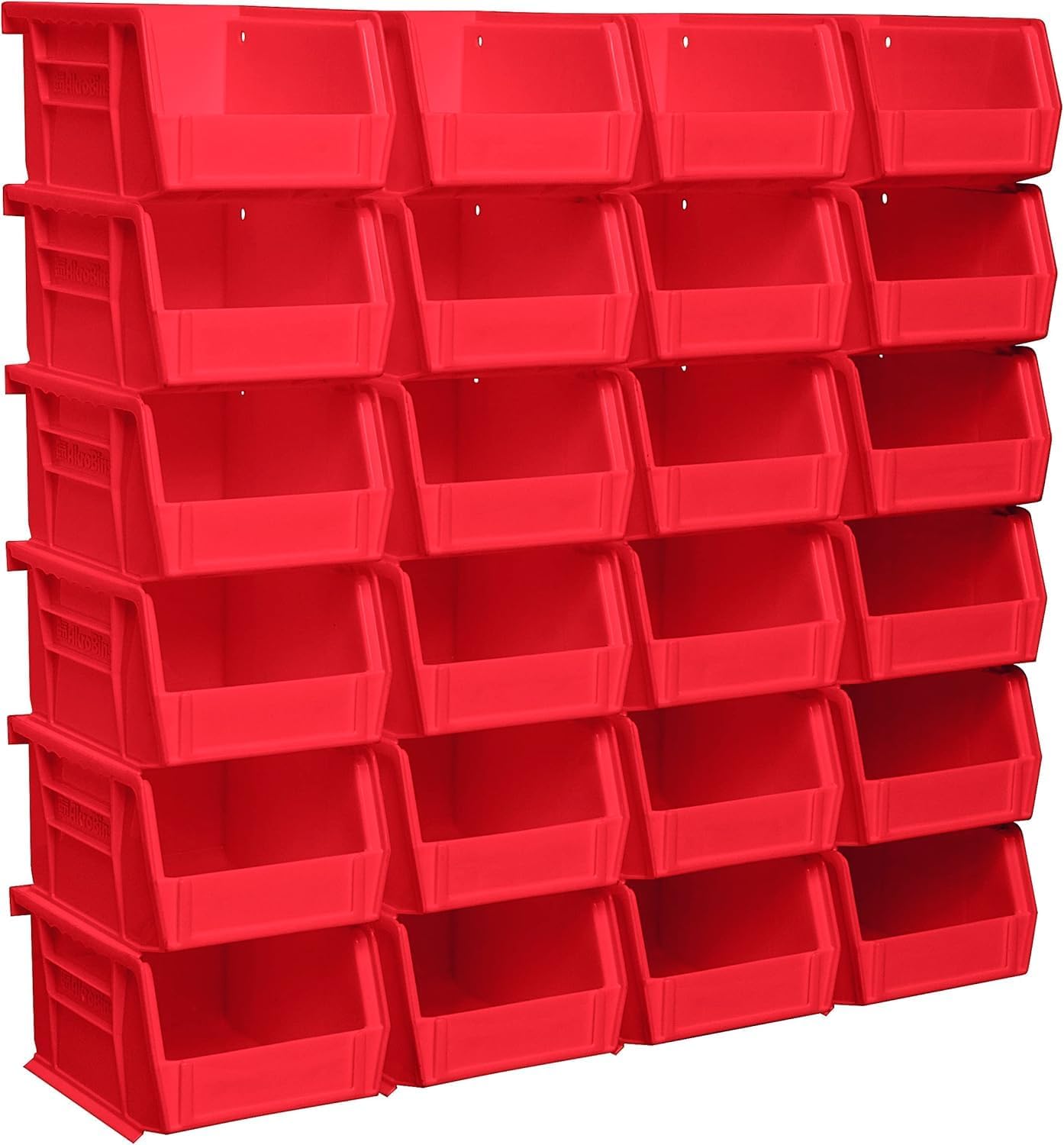 AkroBins Plastic Storage Bins for Garage, Pantry, and Crafts