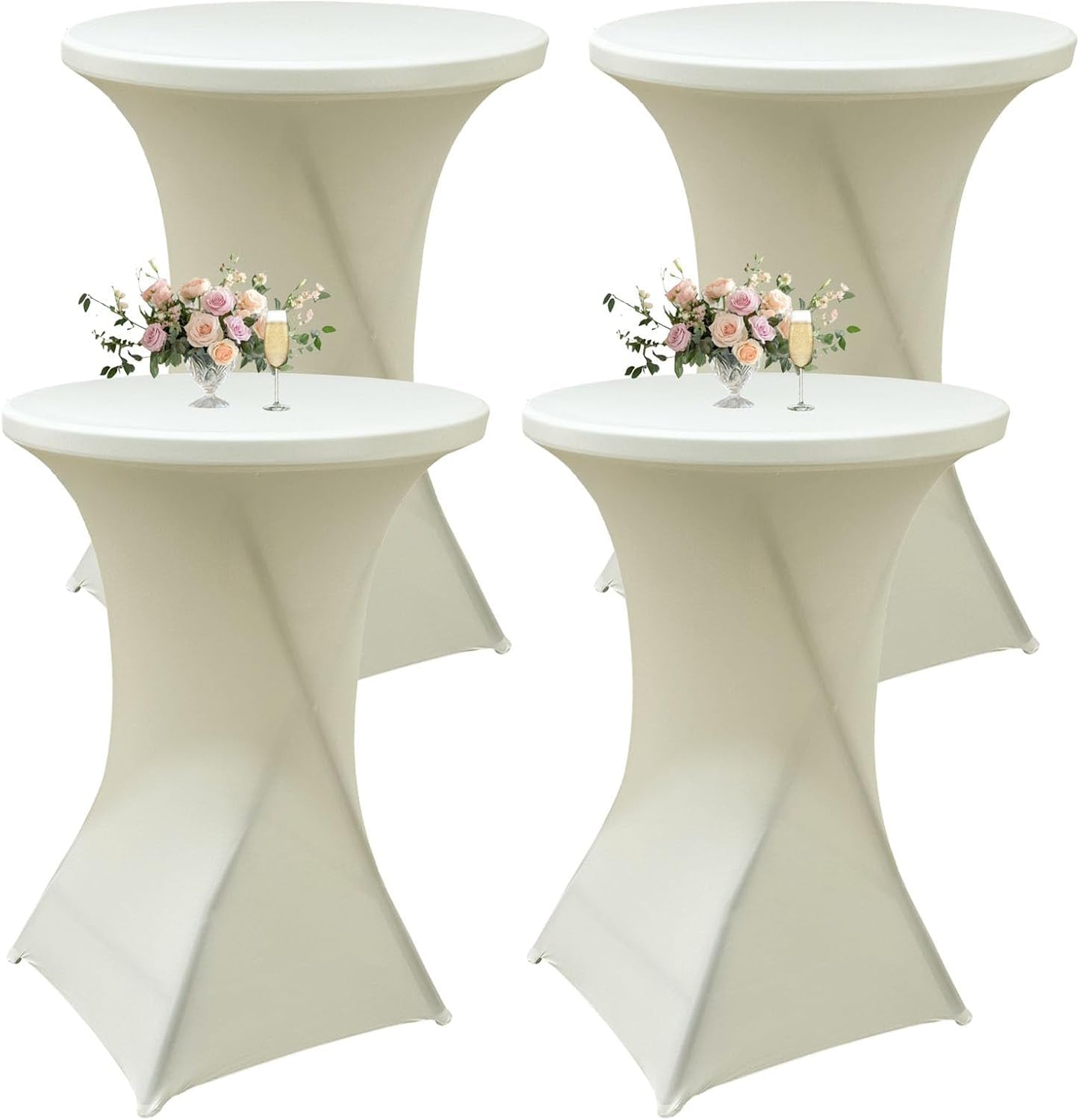 Fitted Stretch Cocktail Table Cover for 32in Round Tables
