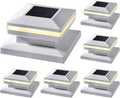 Dynaming Solar Post Cap Lights 6 Pack - Warm White Outdoor Deck