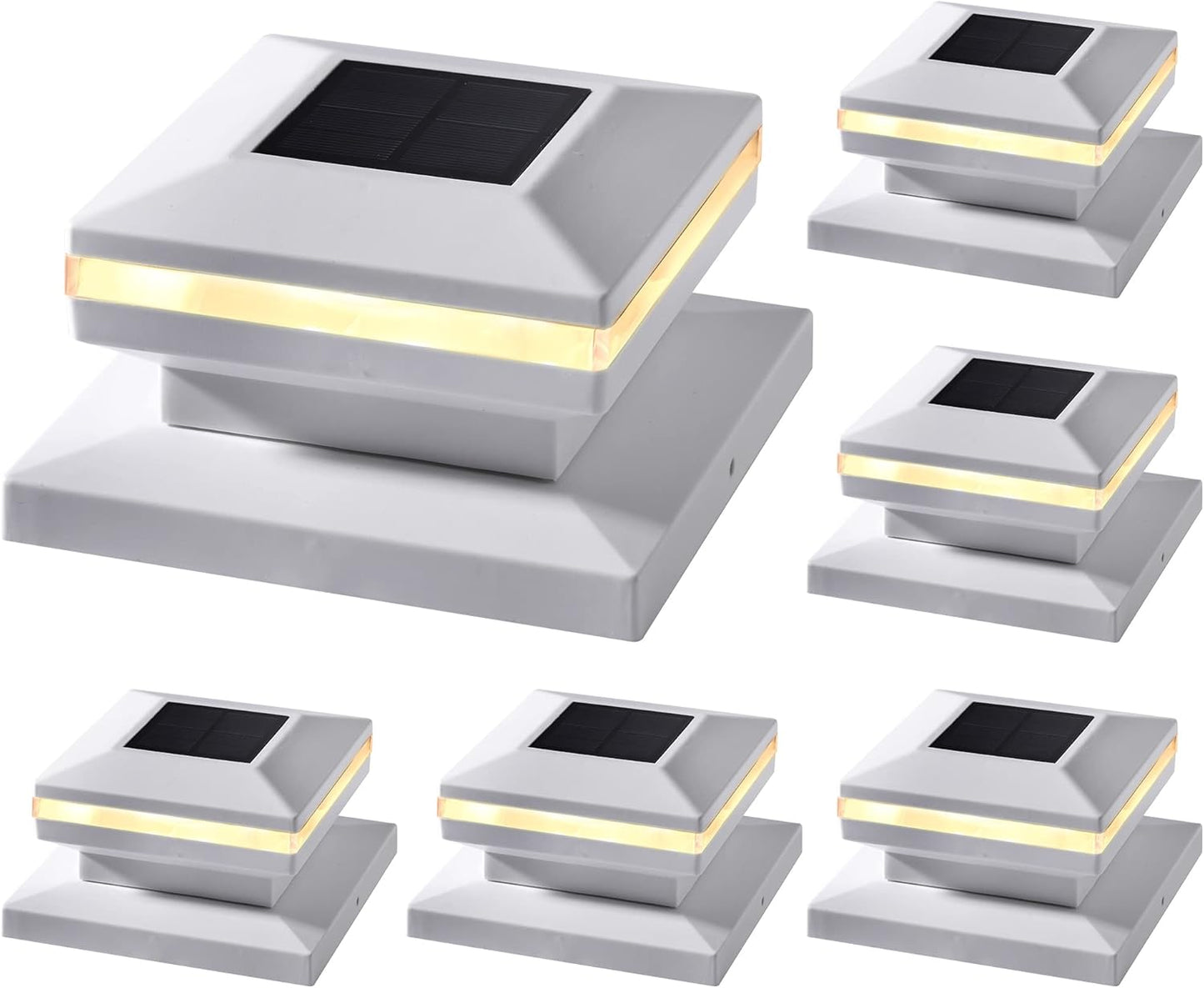 Dynaming Solar Post Cap Lights for Outdoor Garden Decoration