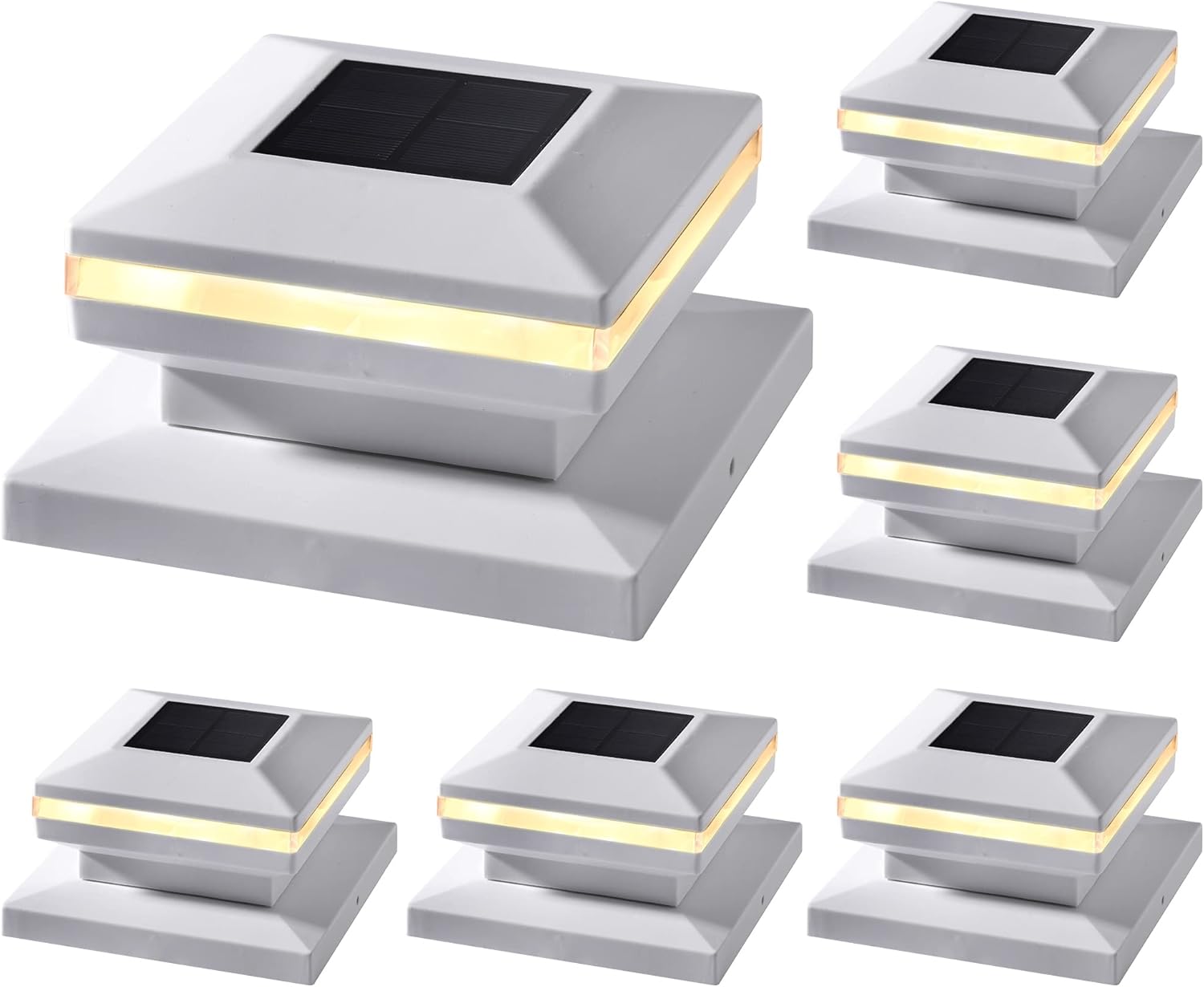Dynaming Solar Post Cap Lights for Outdoor Garden Decoration