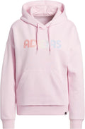 adidas Women's Wordmark Graphic Hoodie - Cozy Everyday Layer Athletic