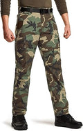 CQR Men's Ripstop Work Pants for Men - Water Resistant Tactical Fit