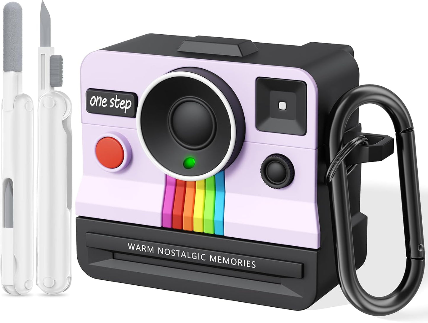 Retro Camera AirPods 4 Case - Stylish Silicone Cover