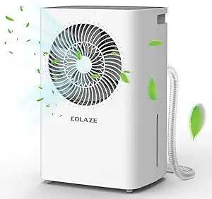 COLAZE 2500 Sq. Ft Dehumidifier for Home and Basement Use