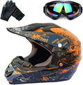 ATV Youth Kids Motocross Helmet for 4 Wheeler Dirt Bike - DOT FMVSS