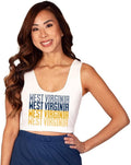 Women's College Gameday Outfit Tank Top Tailgate Crop Top - One Size
