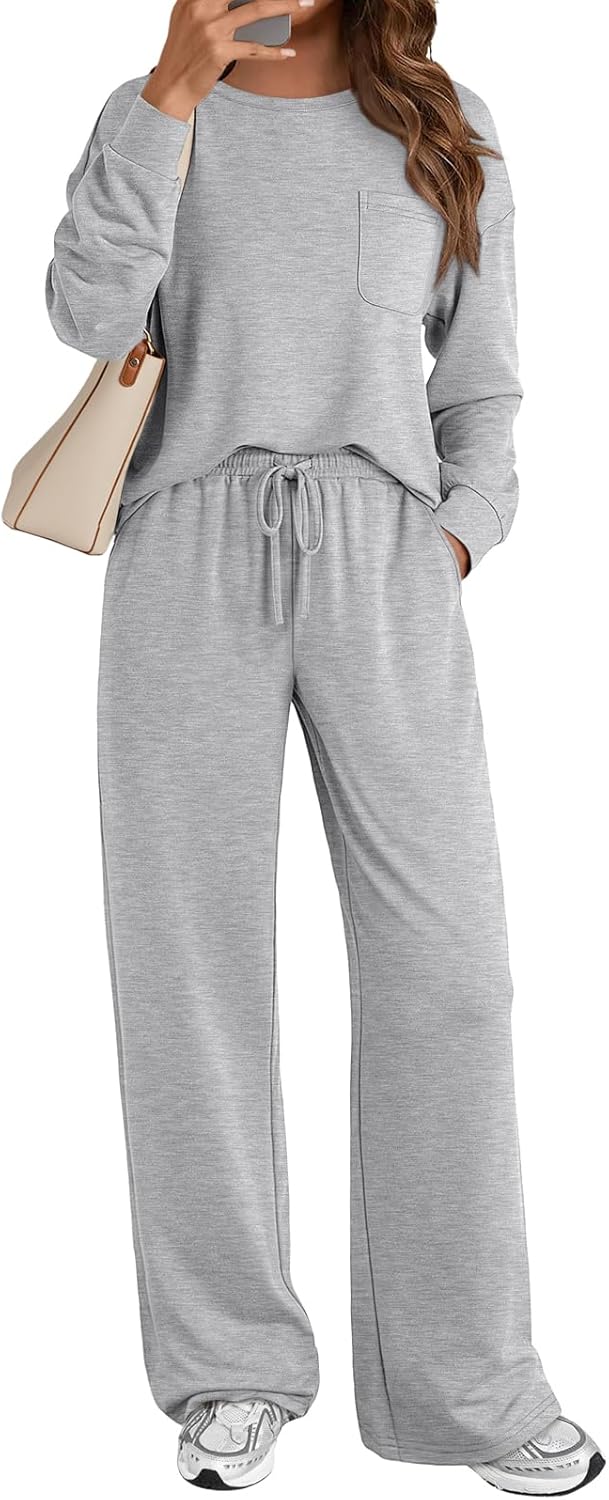 AUTOMET Womens Sweatsuits 2 Piece Lounge Matching Outfits