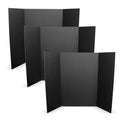 Foam Project Boards 36 x 48 Total Black - Trifold 3 Pack