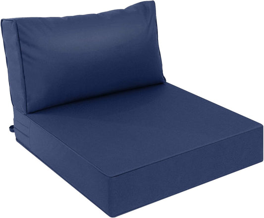 Outdoor Deep Seat Cushions for Patio Furniture, Waterproof & Stylish