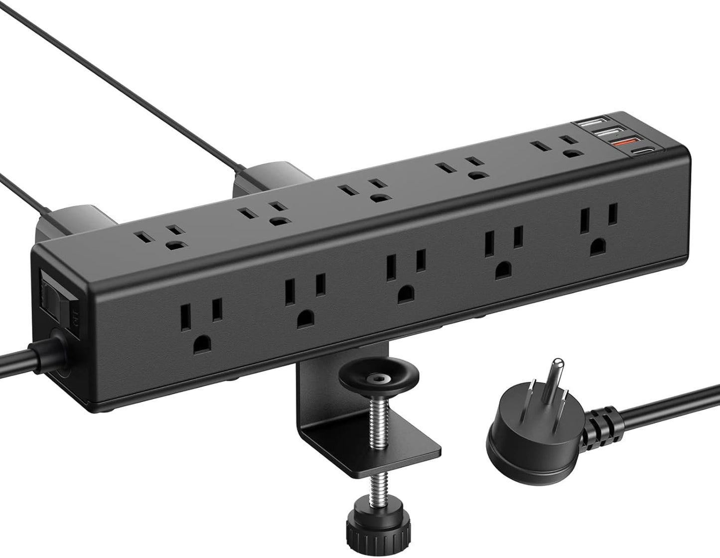 CCCEI 15-Outlet Surge Protector Power Strip