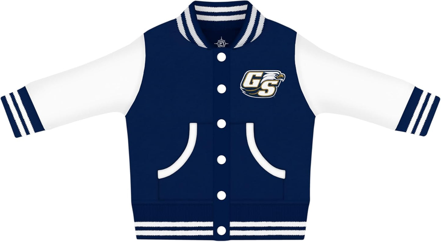 Creative Knitwear College Baby Varsity Jacket for Little Fans