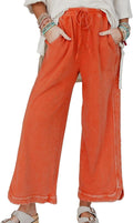 Hixiaohe Women's Casual Wide Leg Sweatpants High Waist - Comfortable