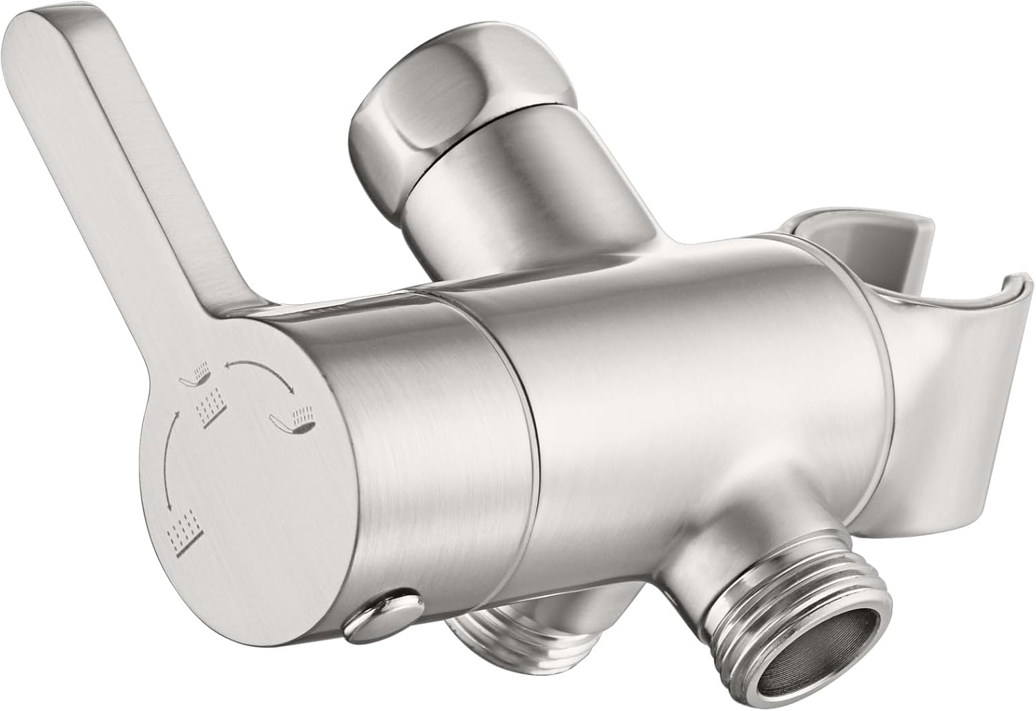 High Pressure All Metal 3 Way Shower Diverter Valve for Bath