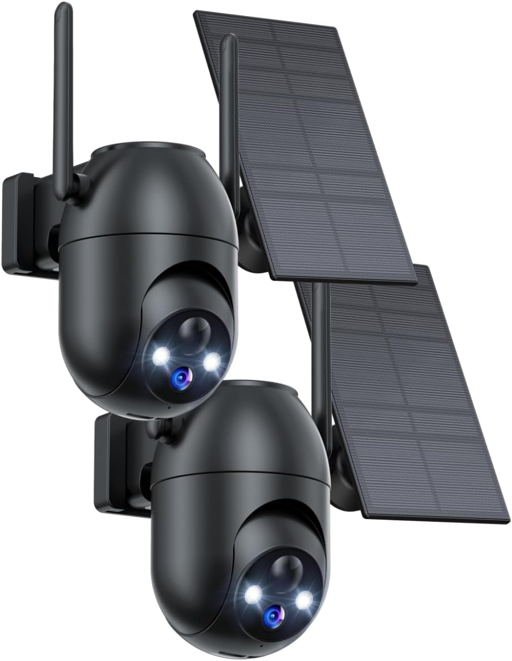 Wireless Solar Security Cam: 2K WiFi, Battery Powered, Motion Sensor