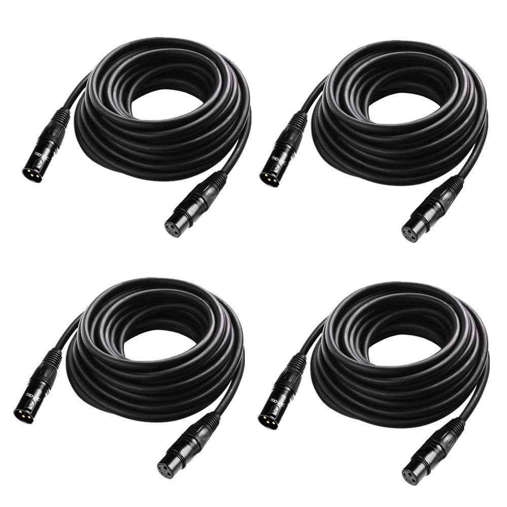 25 ft Flexible DMX Cable for DJ Stage Lighting Needs