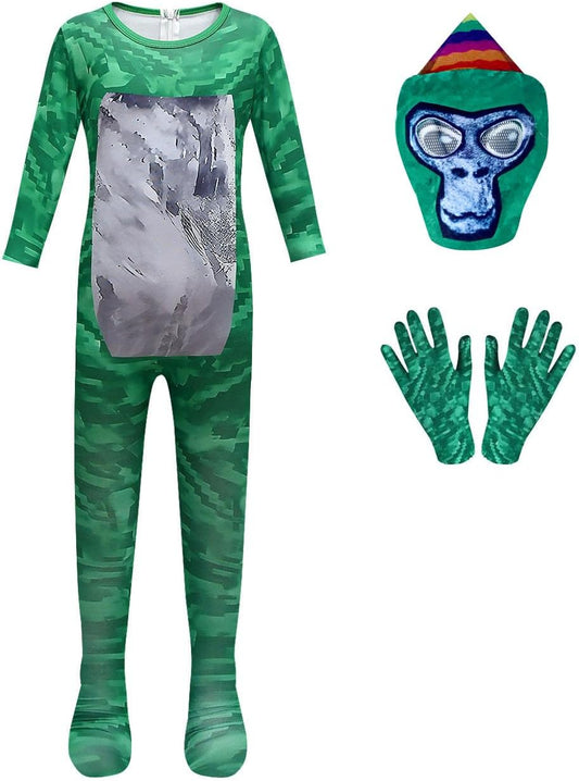 Kids Boy Costume Halloween Dress Up Cosplay Outfits Jumpsuit
