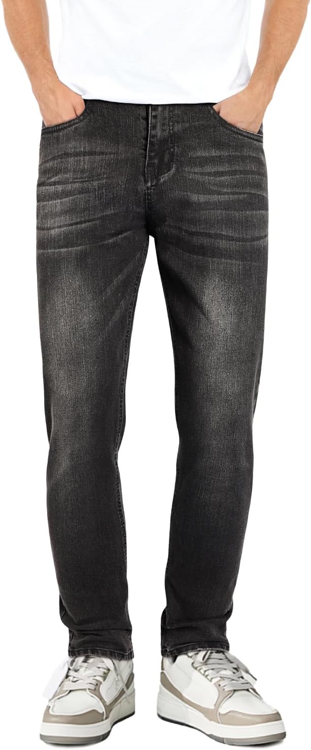 Heyfanee Mens Slim Fit Jeans for Fashionable Comfort and Style