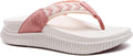 Womens Fashion Orthotic Flip Flops - Thick Cushion Memory Foam