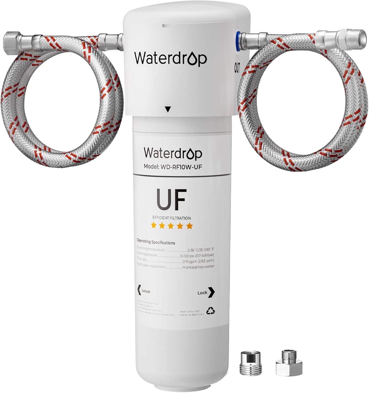 Waterdrop 10UAW-UF Ultra Filtration Under Sink Water Filter System