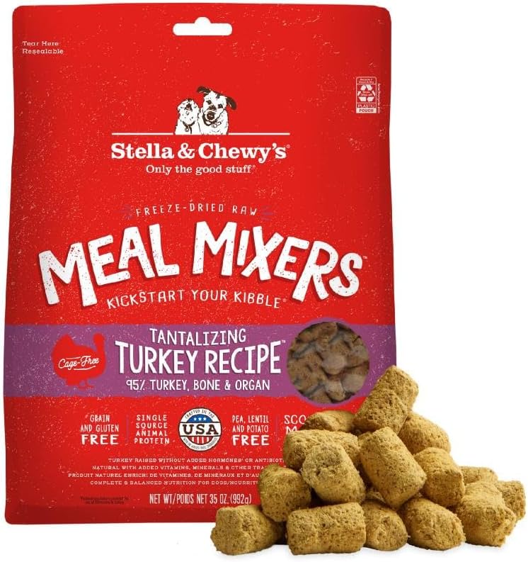 Stella & Chewy's Freeze-Dried Raw Turkey Meal Mixers for Dogs