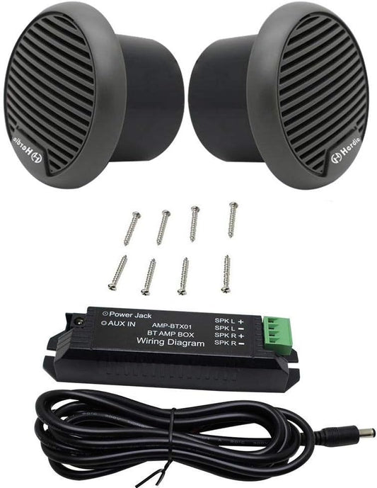 Powerful 140W Marine Bluetooth Speakers for Boats - Set of 2