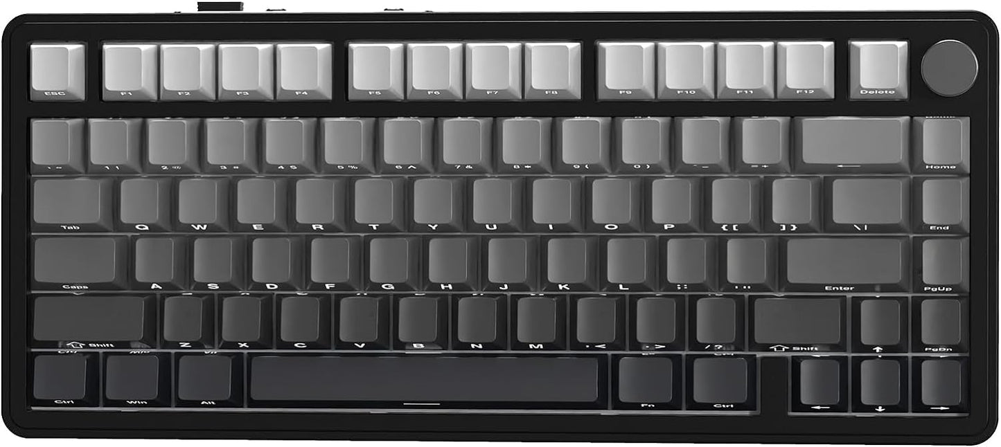X85 Wireless Mechanical Keyboard with RGB Backlit and Knob Design